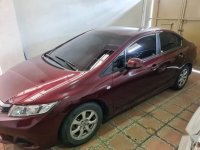 Selling Red 2013 Honda Civic in Quezon