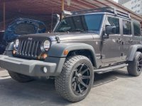 Grey Jeep Wrangler 2016 for sale in Pasig