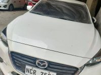 Selling Pearl White Mazda 3 2018 in Quezon City