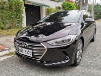 Black Hyundai Elantra 2017 for sale in Automatic