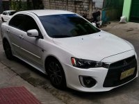 Pearl White Mitsubishi Lancer 2014 for sale in Caloocan