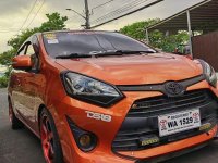 Orange Toyota Wigo 2017 for sale in Automatic
