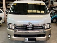 Pearl White Toyota Hiace 2015 for sale in Quezon