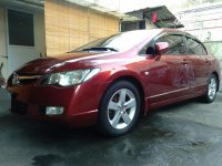 Red Honda Civic 2007 for sale in Quezon