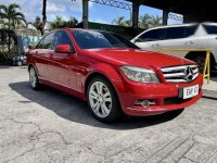 Red Mercedes-Benz C200 2009 for sale in Pasig
