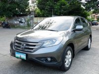 Silver Honda CR-V 2012 for sale in Las Pinas