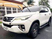 Selling Pearl White Toyota Fortuner 2018 in Quezon