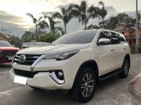 Pearl White Toyota Fortuner 2018 for sale in Quezon City