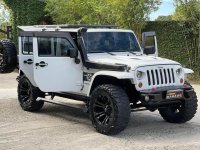 Pearl White Jeep Wrangler 2014 for sale in Quezon 