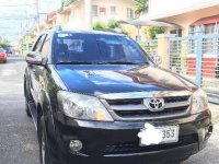 Sell Black 2008 Toyota Fortuner in Quezon City
