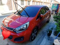 Red Kia Rio 2013 for sale in Automatic