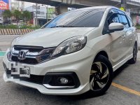 White Honda Mobilio 2015 for sale in Quezon 