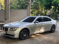 Pearl White BMW 730Li 2014 for sale in San Mateo