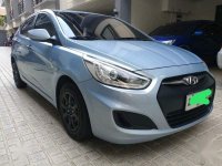 Blue Hyundai Accent 2014 for sale in Quezon 