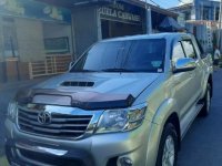 Silver Toyota Hilux 2013 for sale in Las Piñas