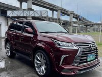 Red Lexus LX 2009 for sale in Pasay