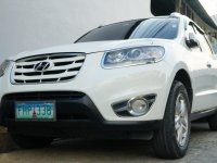 Selling White Hyundai Santa Fe 2011 in San Pedro