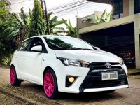 White Toyota Yaris 2015 for sale in Meycauayan