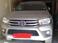 Silver Toyota Hilux 2017 for sale in Quezon 