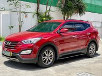 Red Hyundai Santa Fe 2013 for sale in Automatic