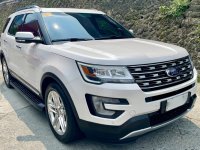 White Ford Explorer 2017 for sale in Pasig