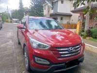 Purple Hyundai Santa Fe 2014 for sale in Automatic