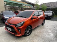 Orange Toyota Wigo 2021 for sale in Quezon City