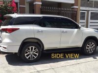 Sell Pearl White 2017 Toyota Fortuner in Floridablanca