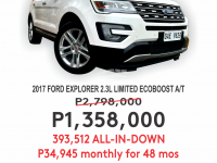 2017 Ford Explorer  2.3L Limited EcoBoost in Cainta, Rizal