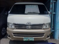 Selling Yellow Toyota Hiace 2011 Van at 87000 in Quezon City