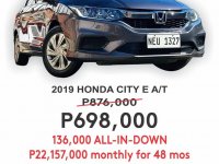Purple Honda City 2019 for sale in Cainta
