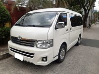 Sell Pearl White 2012 Toyota Hiace in Quezon City