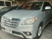 Silver Toyota Innova 2015 for sale in Quezon City