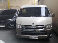 Sell Pearl White 2018 Toyota Hiace in Quezon City