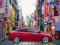 Yellow Hyundai Accent 2016 for sale in Caloocan