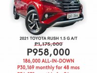 White Toyota Rush 2021 for sale in Cainta