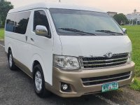 Sell White 2013 Toyota Hiace in Quezon City