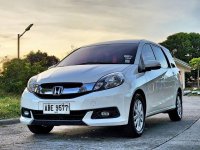 Selling White Honda Mobilio 2015 in Dasmariñas