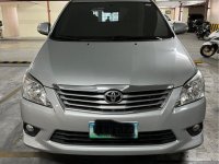 Silver Toyota Innova 2013 for sale in Automatic