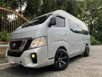 White Nissan Nv350 urvan 2018 for sale in Quezon City