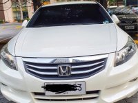 Pearl White Honda Accord 2011 for sale in Makati