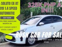 Selling White Kia Soluto 2019 in Makati