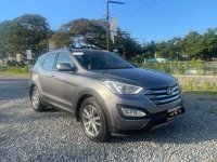 White Hyundai Santa Fe 2014 for sale in Automatic