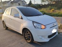 White Mitsubishi Mirage 2013 Hatchback at Automatic  for sale in General Mariano Alvarez