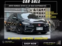 2018 Honda Civic  1.8 E CVT in Makati, Metro Manila