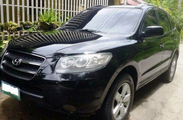 Hyundai Santa Fe 2008 black SUV for sale 