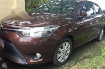 2015 Toyota Vios 1.3 E Automatic Brown Sedan for sale