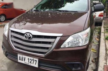 2014 Toyota Innova 2.5 E Automatic Brown Personal Owned for sale