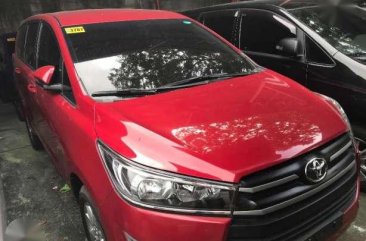 2016 Toyota Innova 2000E Red Manual Shift Gas   