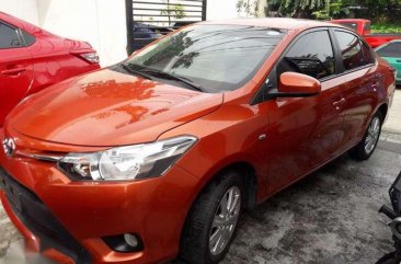 Toyota Vios E 2016 Orange Manual for sale